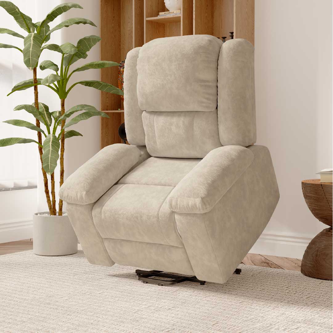 Yelenaro Elektrischer Relaxsessel mit Massage, Heizung & Aufstehhilfe – 200 kg