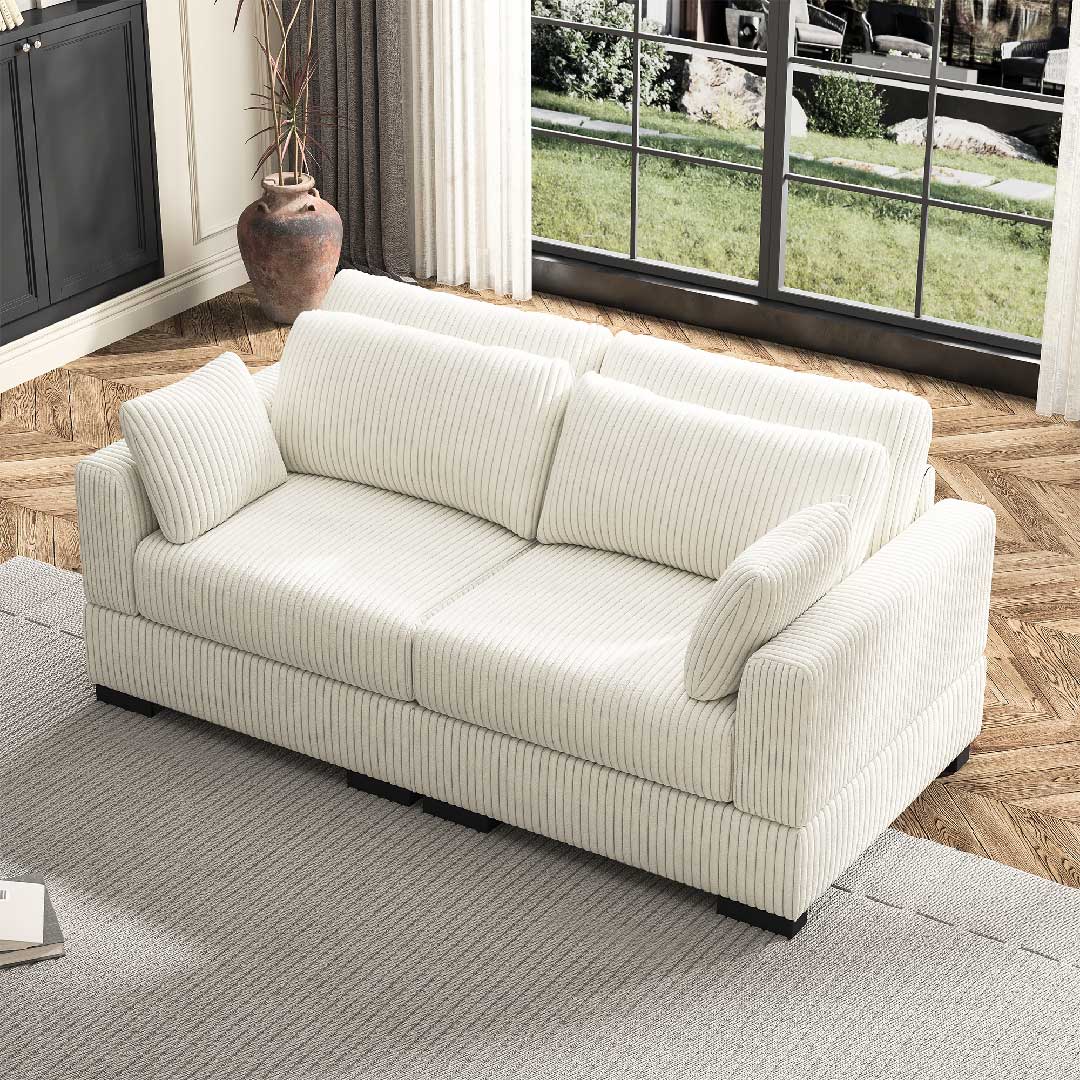 YELENARO Modulares Cord-Sofa – Weich, Bequem & Vielseitig