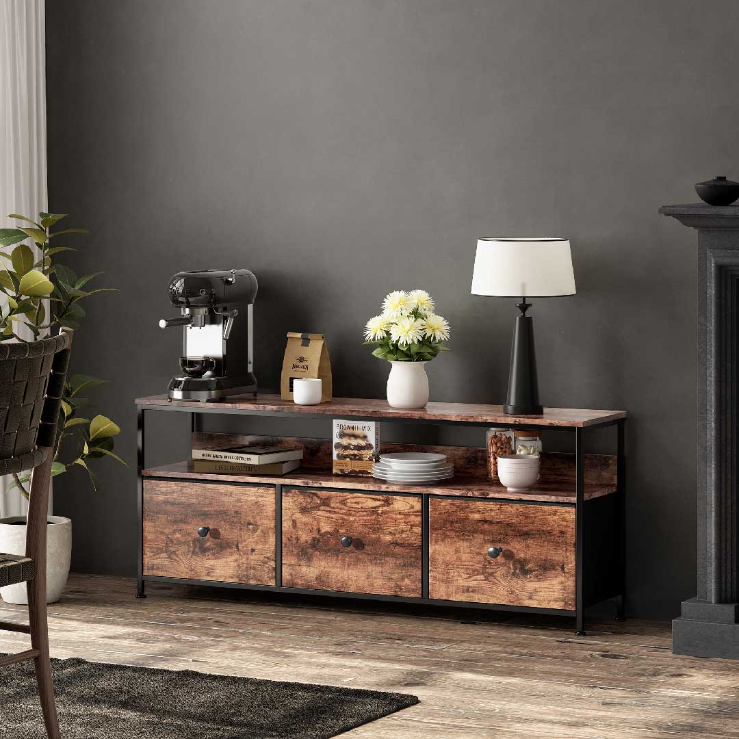 Yelenaro TV-Schrank 108 cm Holzoptik – LED & Natur Varianten