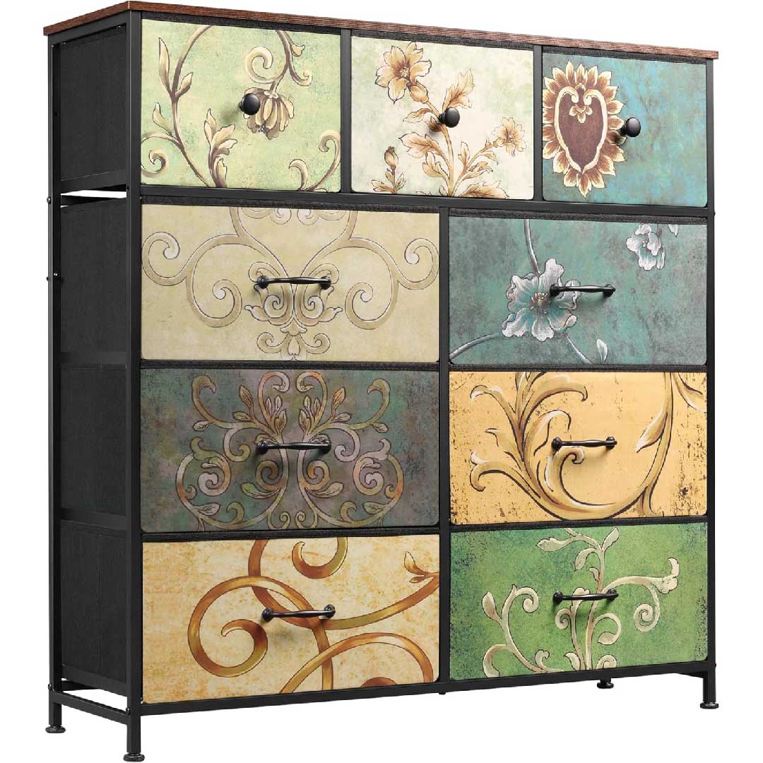 Yelenaro Luminarix Highboard 9 Schubladen, Boho Vintage