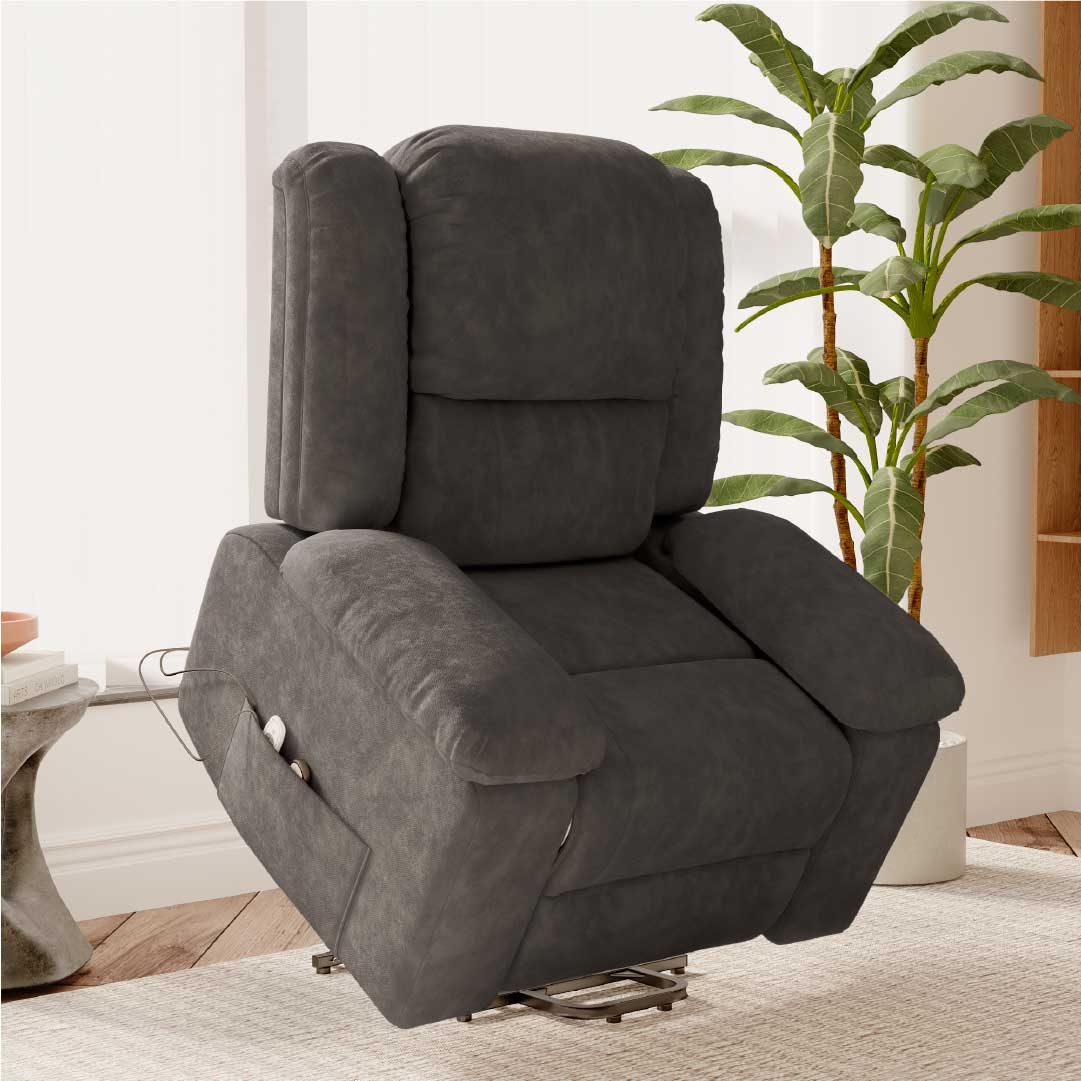 Yelenaro Elektrischer Relaxsessel mit Massage, Heizung & Aufstehhilfe – 200 kg