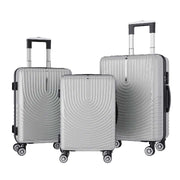 Yelenaro Kofferset 3 Teilig Hartschale mit Schloss & 360° Rollen – Leichtes Reisekoffer Set