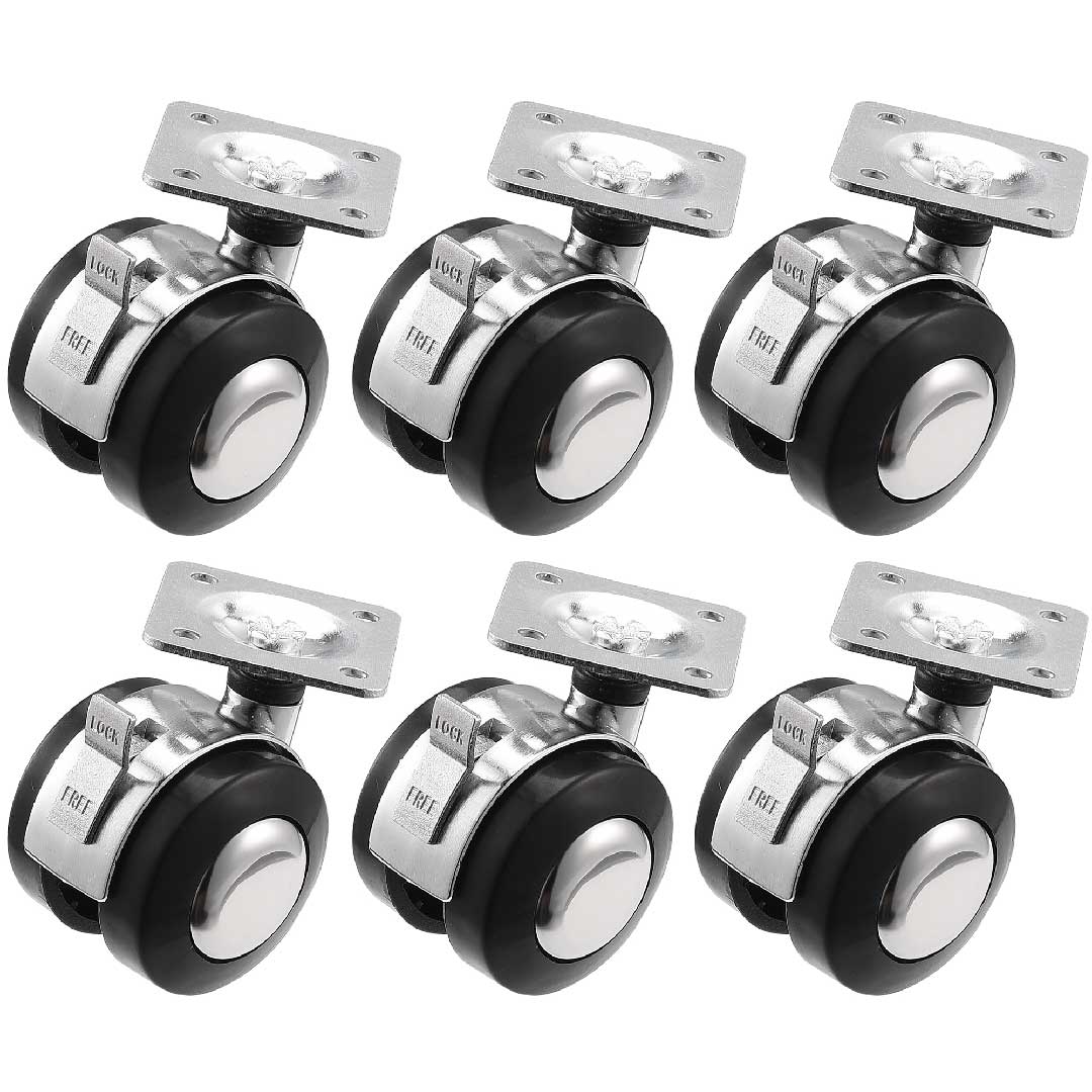 Yelenaro Universalrad Set – 4er & 6er Möbelrollen mit Bremse