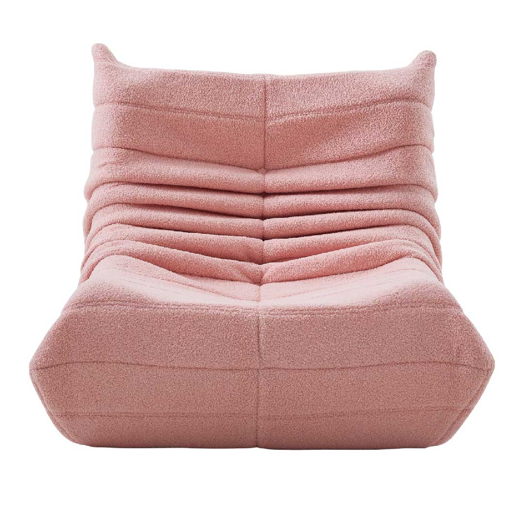 Yelenaro Einzelsofa Bodensofa – Teddy Sitzsack Sofa mit Rückenlehne, Bequemes Togo Einzelsofa
