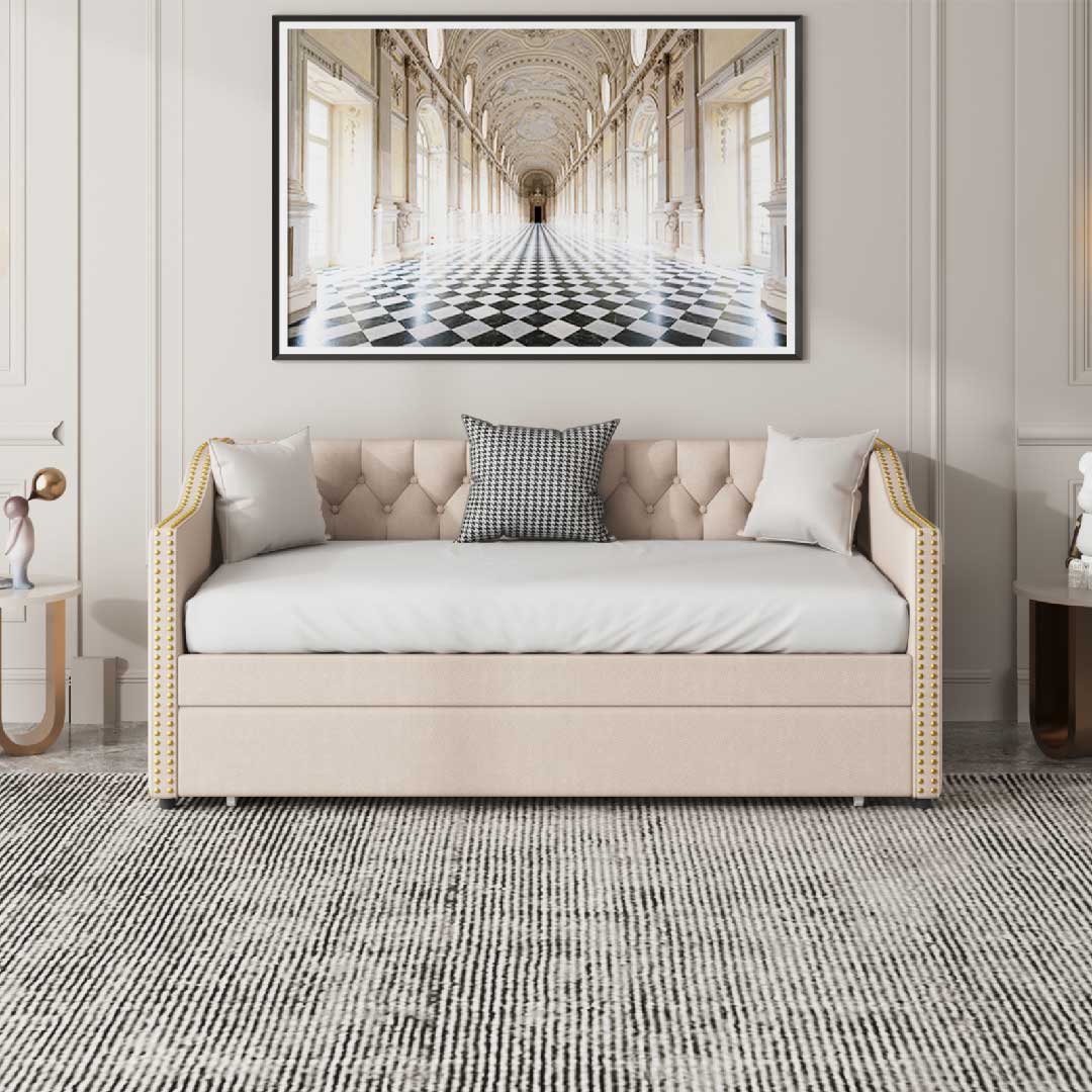 Yelenaro Schlafsofa 90x200cm Ausziehbares Polsterbett