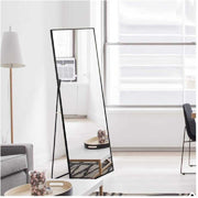 Yelenaro Ganzkörperspiegel 150×40cm Gold/Schwarz, Rechteckig